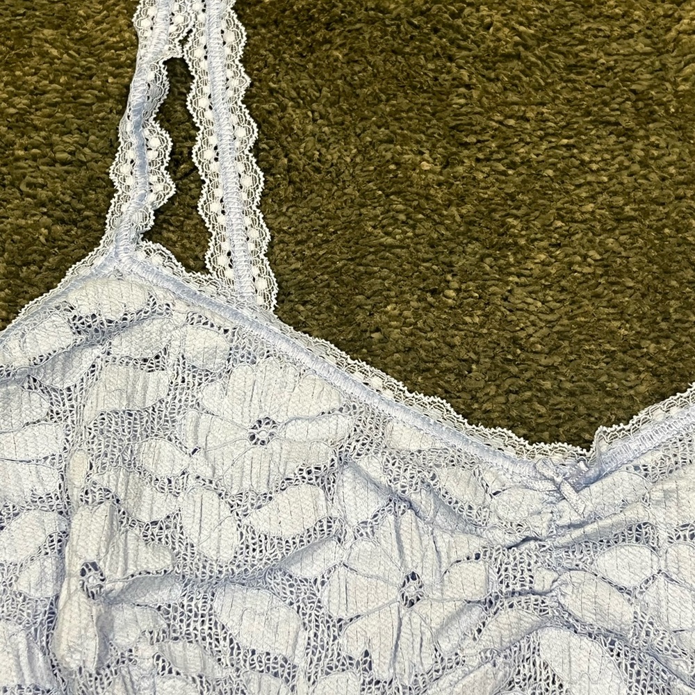 aerie Light Blue Lace nightie dress - Picture 2 of 7